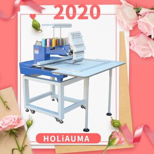 One head flat small computerized embroidery machine in embroidery machines