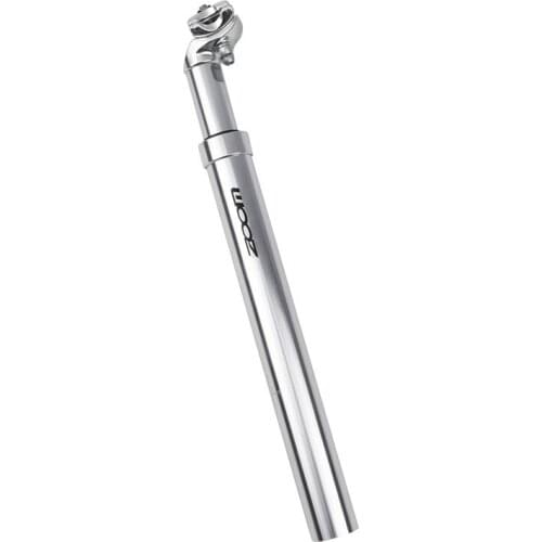 ZOOM Mountain Bike Aluminum Alloy Seat Post With Reducing Sleeve 27.2/31.6*350mm Suspension Bicycle Seatpost