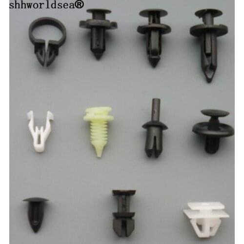 Shhworldsea Black Plastic Auto Fastener Vehicle Car Bumper Clips Retainer Rivet Door Panel Fender For Honda