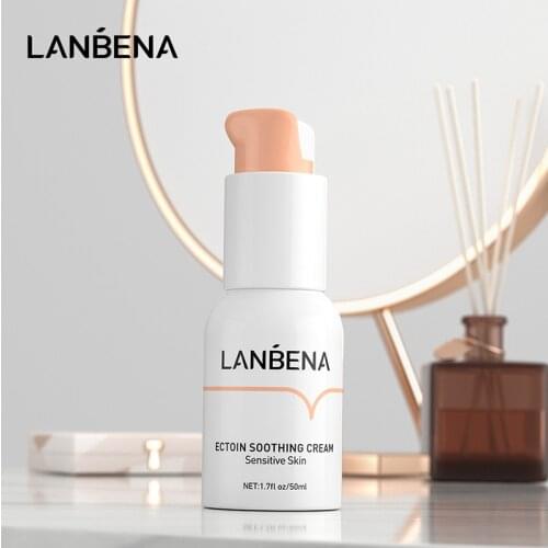 LANBENA Ectoin Soothing Cream Sensitive Skin Repair Acne Treatment Anti Wrinkle Fine Lines Face Lotion 50ml TSLM1