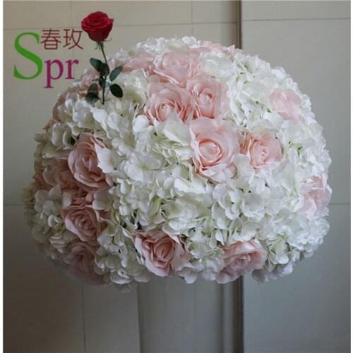 SPR wedding table centerpiece flower ball road lead flowers Rose flower decoratio Free shipping 10pcs/lot