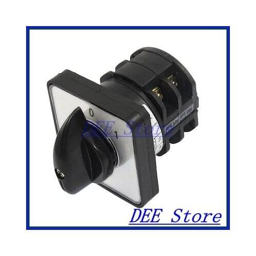 On/Off 8 Terminal AC 660V 10A Locking Cam Combination Changeover Switch