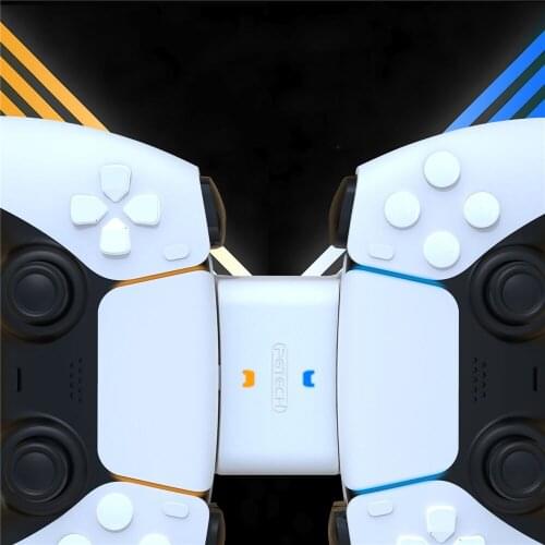 For PS5 Controller Charger Dual USB Fast Charging Dock Station Stand with USB A Ouput for PlayStation 5 DualSense Accessories