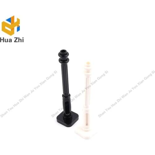 10PCS 11062 Lamp Post 2 x 2 x 7 with 4 Base FlutesBuilding Blocks Parts MOC DIY Education Build Toys Brick