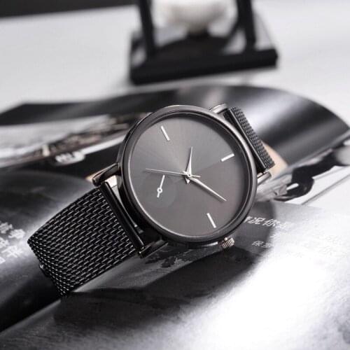 2020 Ultra-Thin Stainless Steel Men Business Mens Watches Women Luxury Quartz Wristwatch Male Clock Relogio Masculino