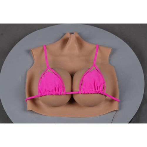 2G Upgrade BCDEG High Collar Fake Artificial Boob Realistic Silicone Breast Forms Crossdresser Shemale Transgender Drag Queen