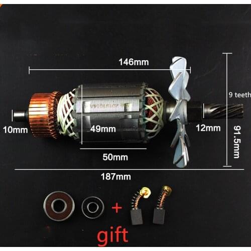 Aluminum saw rotor for Makita LS1030 aluminum saw rotor motor coil accessories