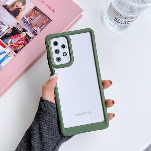 For Samsung Galaxy S21 S20 Plus S21Ultra S20FE Case Hard PC Transparent Skin protect Back Cover Case For Smausng Note 20 Ultra