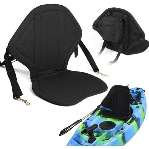 Water Repellent Children Kayak Seat with Back Support Kids High Back Canoe Seat Boats Cushioned Seat Pad for Outdoor Watersports