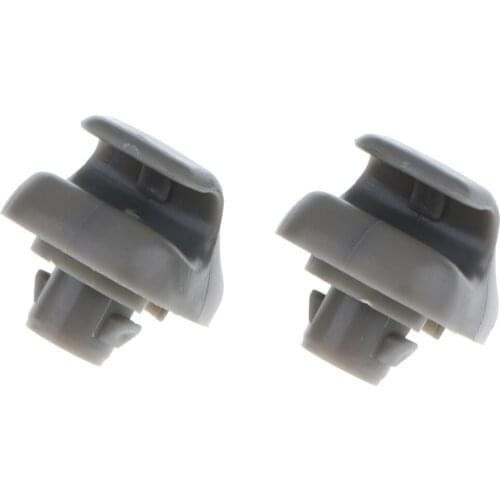 Two Plastic Sun Visor Hook Clips for Honda Accord Civic CRV 1998-2011