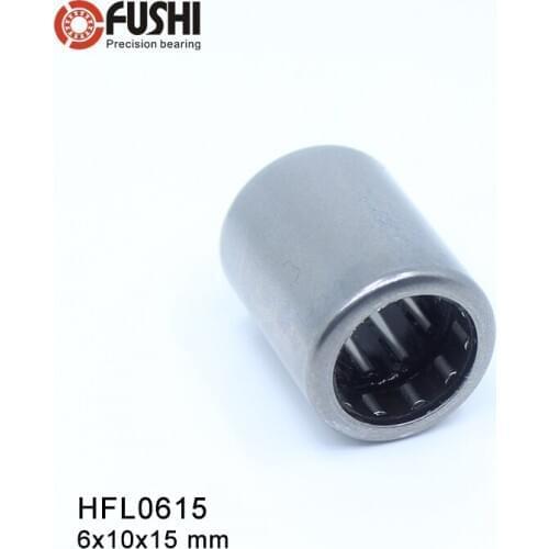 HFL0615 Bearing 6*10*15 mm ( 5 PCS ) Drawn Cup Needle Roller Clutch FCB-6 Needle Bearing