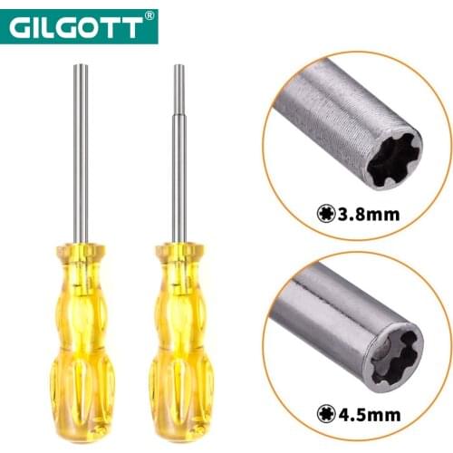GILGOTT 3.8mm/4.5mm Repair Tool Security Screwdriver Tool Bit Gamebit for Nintendo NGC SFC MD NES N64 SNES Gameboy Open Tools