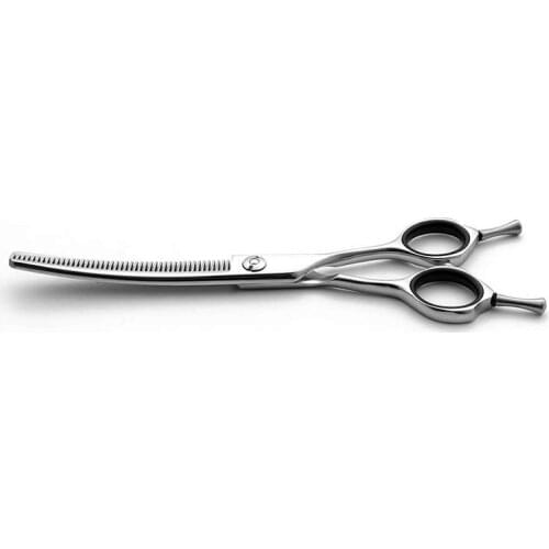 6.5 Inch 6.5 inch Curved Thinning Shear for Dogs Pet Grooming Curved Chunkers Thinning/Blending Shear