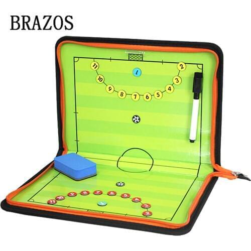 Zipper Futsal Magnetic Tactic Board Football Tactical Board Soccer Futsal Ball Game Portable Football Coach Voetbal Training