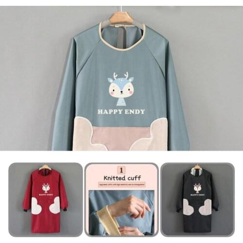 Oilproof Soft Gardening Chef Kitchen Apron Waterproof Cooking Apron Not Wrinkle Cooking Gadget