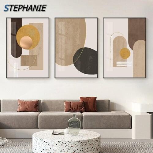 Minimalist Geometric Canvas Poster Print Modern Home Decor Abstract Wall Art Paintings Nordic Living Room Decoration Pictures
