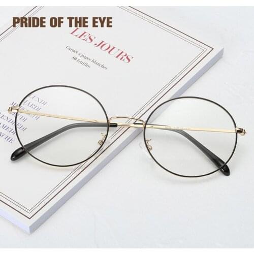 Fashion Artistic Round Rrtro Anti Blue Ray Glasses Blue Light Blocking Spectacles Anti Blue Ray Computer Glasses for Men Women