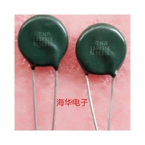 50pcs/lot TNR15G431K 15D431 15K431 430V 15MM Varistor New original