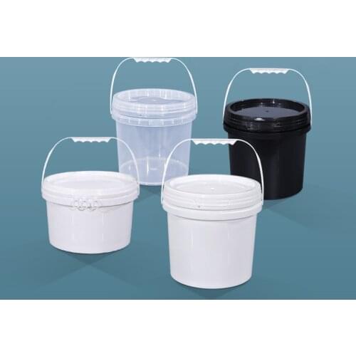 Empty 5L Plastic Bucket with Handle and Lid Leakproof Liquid storage container BPA Free PP pail 2PCS/lot