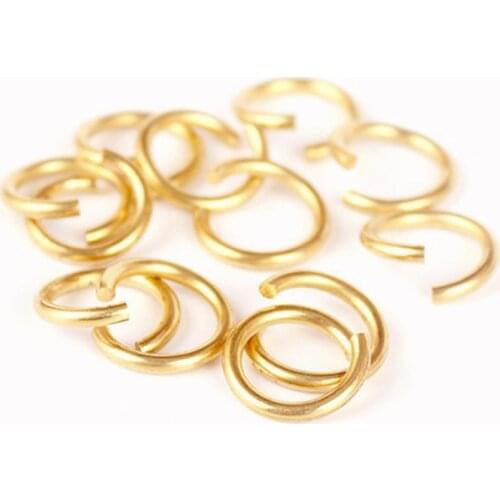 200pcs 4 Sizes Mixed Color Metal Single Layer Open Link Jump Split Rings For Jewelry Making Findings Diy Accessories Wholesale
