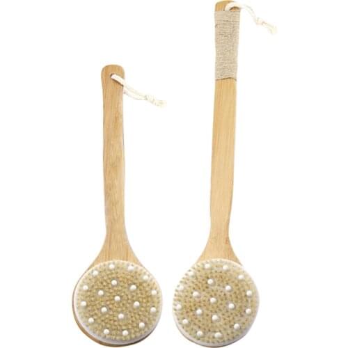 Body Brush - Improves Skins Health and Beauty - Natural Bristle - Remove Dead