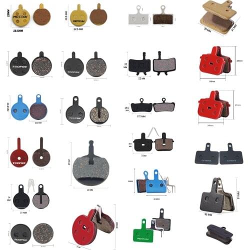 2 pairs Shimano B01S M375 M395 M416 M445 M446 M485 M486 M515 M525 Bicycle semi-metal resin ceramic disc brake replacement parts