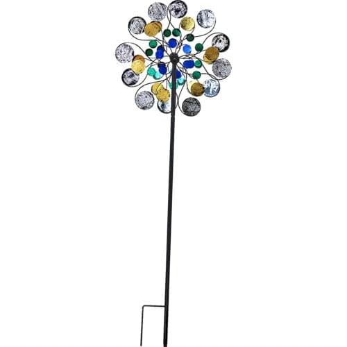 Wind ners Outdoor Metal Yard ner Gardening Decorations with Dual Direction Decorative Lawn Ornament Wind Mills