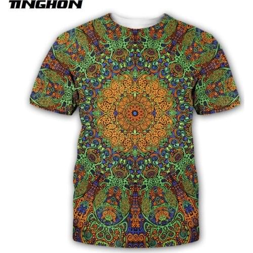 XS-7XL Fashion Trippy T-shirt Glow in the Dark 3D Psychedelic Printed Men Women Short Sleeves Summer Streetwear Casual T shirt 1