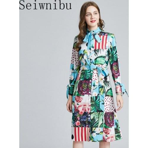 Seiwnibu New 2021 Runway Sexy Strapless Lady Midi Dress Sunflower Flower Print Women Beach Holiday Slim Party Dress Vestidos