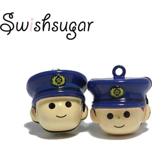 10x Women Men Cartoon Jingle Bell Charms Bag Schoolbag Keychain Charm Jewelry Pendant Accessories Decor