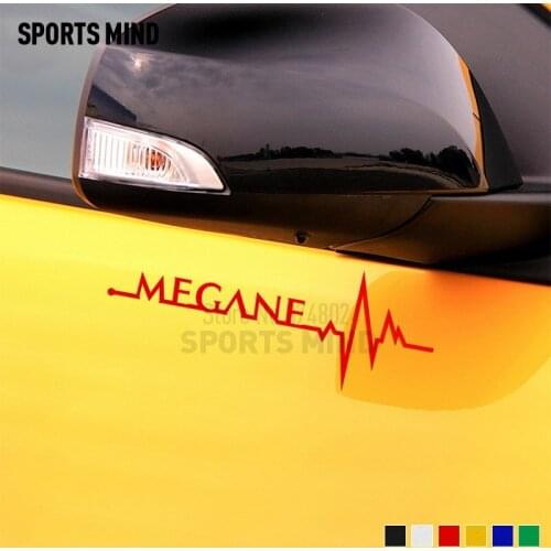 2 Pieces Vinyl Car Body Window Stickers Decals For Renault Megane R.S. Trophy-R GT-Line Accessories Car-Styling Automobiles