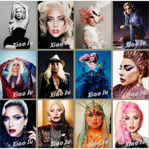 5D DIY Lady Gaga Diamond Painting Full Square&Round Diamond embroidery Cross stitch Diamond mosaic Home Decor