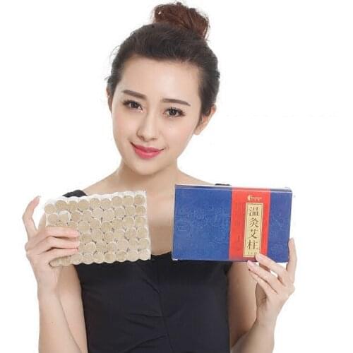 CN Herb Moxibus Moxa Column 54 Pcs/box