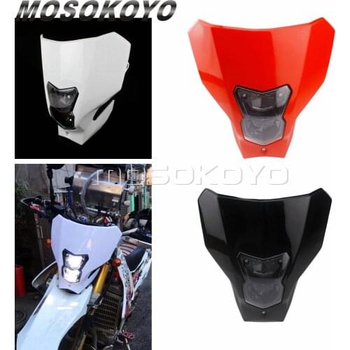 E13 HI/LO Beam MX Dual Sport Twin Headlamp for Honda CRF450L CRF450XR CRF300RX CRF400RX CRF125F CRF250L/RX Redmoto LED Headlight