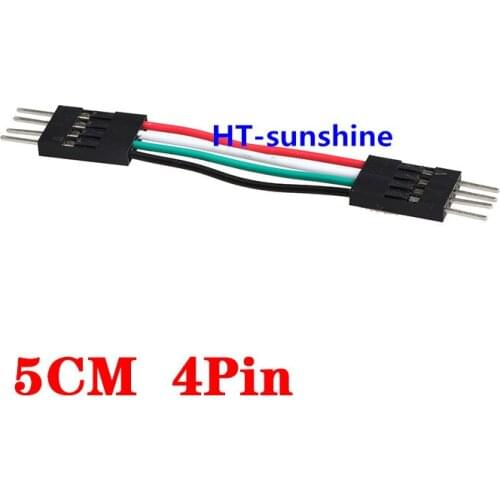 Gong-gong 4pin DuPont line arduino electronic building blocks 2.54 pitch core with plastic shell 5cm terminal