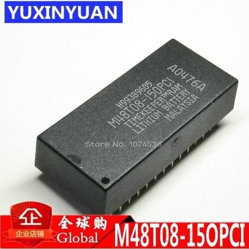 M48T08-150PC1 M48T08 48T08 DIP28 64 Kbit 8Kb x 8 TIMEKEEPER SRAM Module 10pcs/lot New original authentic