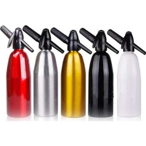 Soda Siphon Wine Making 1Ltr - Make Sparkling Water for Mojitos,Gin Fizz Cocktail and Wine Spritzer Bar Tool