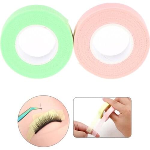 9M/Roll Non-woven Fabric False Eyelash Extension Tape Anti-Allergy Easy Tear Eye Tapes For Grafting Fake Lash Eyeliner Tapes