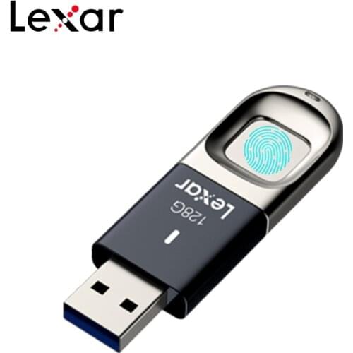 Lexar JumpDrive Fingerprint F35 USB 3.0 Flash Drive 32GB 64GB 128GB Portable Memory Stick Pendrive Storage Flash Disk for PC