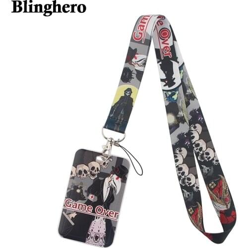 CB304 Cute Cartoon Student Nurse Lanyard Neck Strap Badge Holder Credit Card ID Holder Name Card Badge School Office Supplies