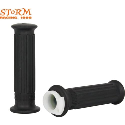 Motorcycle 1 Pair Throttle Grips W/ Tube Sleeve End Rebuild Kit For Yamaha PW80 PY80 PEEWEE ATV Dirt Pit Bike