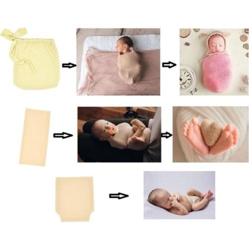 Skin Soft Wrapping Bag Wrapping Buddy Diaper Cover for Newborn Photography Handy Assistant Props Newborn Photo Shoot