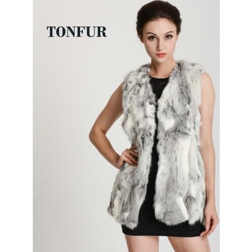 Sexy Fur Vest Women Rabbit Fur Vest Real Fur Coats For Women Winter Autumn Brand Sale Fur Vest Coat Fashion Outwear HP134