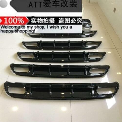 Suitable for Benz W176 A200 / A260 Sports Modified and Upgraded A45 Four Outlet Square Throat Tail Lip Swivel