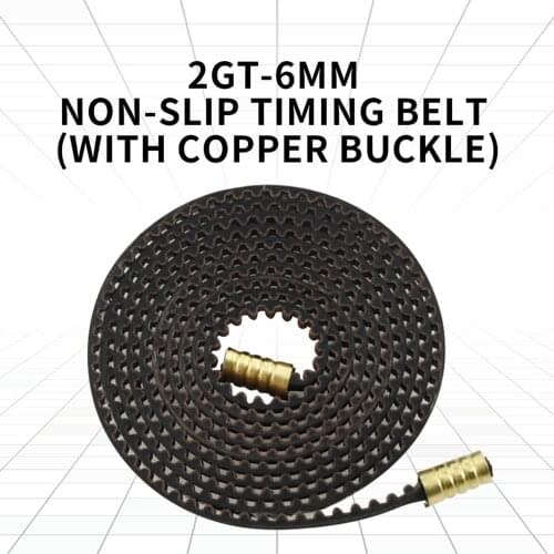 Synchronous Belt Timing Belt GT2 Toothed Belt 3D Printer Ender-3 GT2-6mm X Axis and Y Axis Strong Abrasion Resistance Low Noise