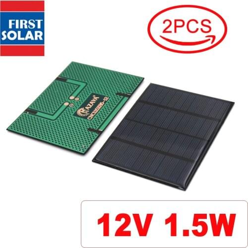 5.5V 0.39Watt Solar Panel Polycrystalline Silicon DIY Battery Charger Small Mini Solar Cell cable toy 5.5V Volt 5v