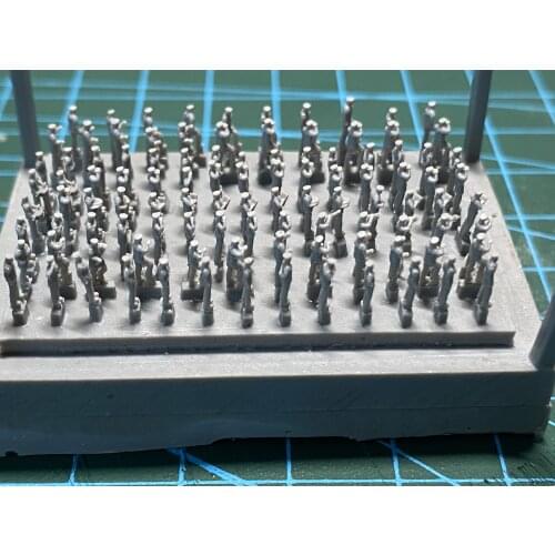 Super super mini 1/350 resin figure model 1 / 350 Navy armored ship 1(about 100 soliders)