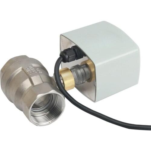 1" Stainless Steel Motorized Valve 220V 12V 24V 3-Wire 2 Control Electric Ball Valve Big Torque