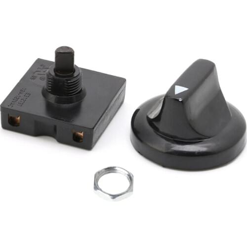 1PC 4-Position 3-Speed Fan Selector Rotary Switch Governor with Knob 13AMP 120V-250V Fan Parts Accessories