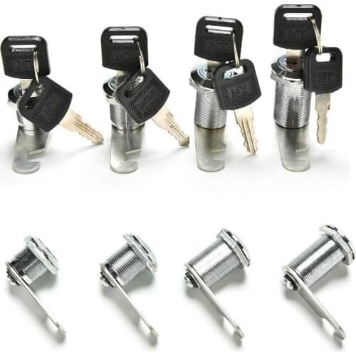 1PCS Cam Cylinder Locks Door Cabinet Mailbox Drawer Cupboard Locker Security Furniture Locks With Plastic Keys Hardware